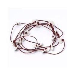 Pia Daa Design: Halsk&aelig;de 160 cm, hjerter